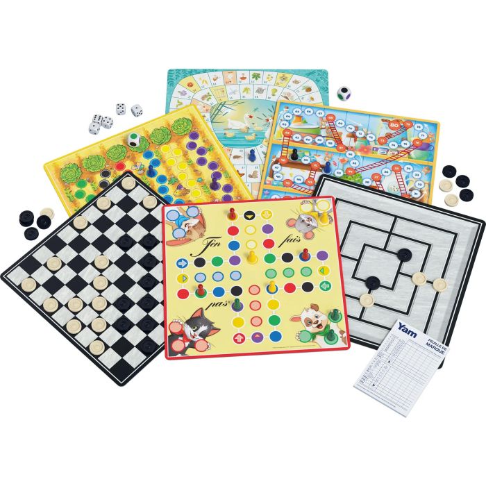Schmidt Spiele SCH4001504884383 - 100 Juegos Clásicos y Originales, Juegos de Mesa para Niños A Partir de 3 Años