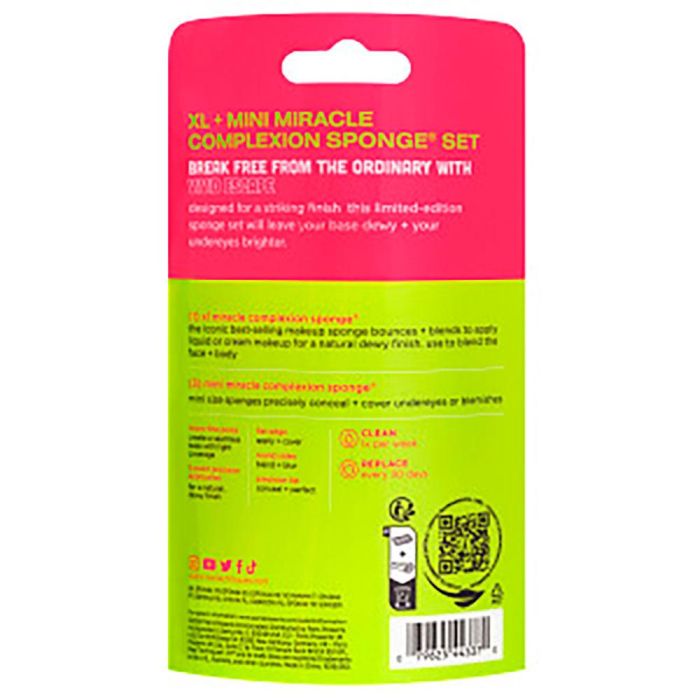 Real Techniques Vivid Escape XL + Mini Miracle Complexion Sponge Estuche 4 Pz 3 Real Techniques Vivid Escape XL + Mini Miracle Complexion Sponge Estuche 4 Pz 3