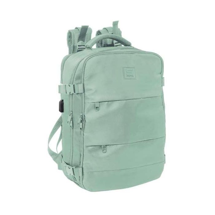 Safta Mochila de Viaje Cabina para Portátil 15,6'' Verde Pastel 440x290x190 mm