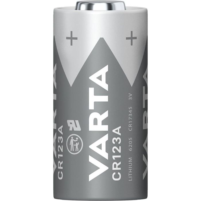 Varta Pila Lithium CR123A 3V Ø17x34,5mm Blister 1 Unidad 0 Varta Pila Lithium CR123A 3V Ø17x34,5mm Blister 1 Unidad 0