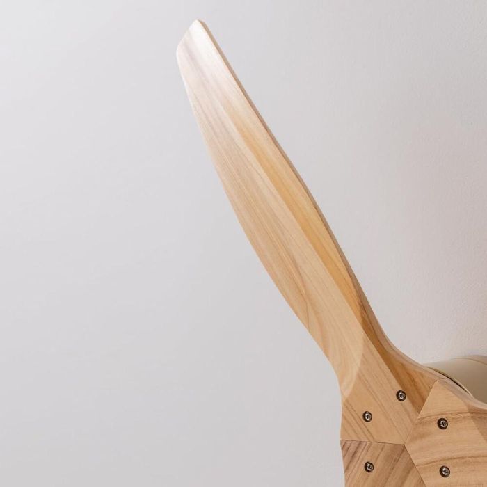 Ventilador de Techo Cecotec Aero 5400 Classic 40 W Ø 132 cm Dorado Madera 1