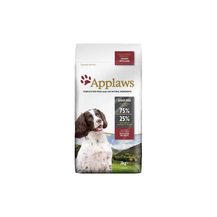 Applaws Dog Dry Adulto Raza Peq Medianas Pollo Cordero 2 kg