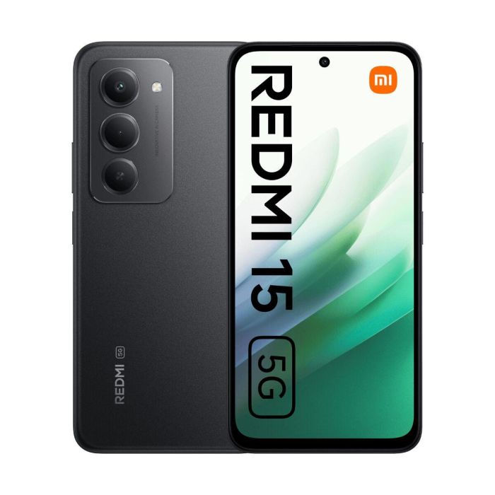 Xiaomi Redmi 15 5G 8GB RAM 256GB Negro - Pantalla 6.9" 144Hz, Cámara 50MP, Batería 7000mAh, IP64, Android 15 0 Xiaomi Redmi 15 5G 8GB RAM 256GB Negro - Pantalla 6.9" 144Hz, Cámara 50MP, Batería 7000mAh, IP64, Android 15 0