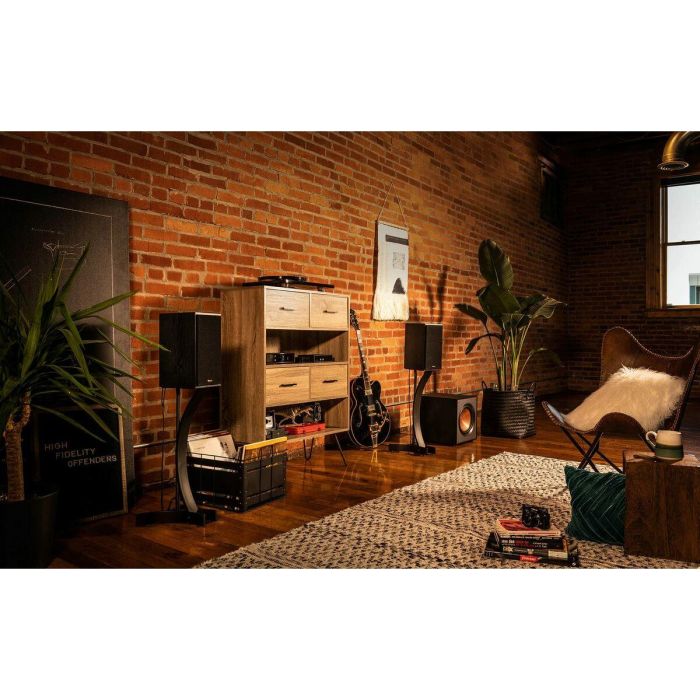Altavoces KLIPSCH KL1066233 Negro 50 W (2 Unidades) 2 Altavoces KLIPSCH KL1066233 Negro 50 W (2 Unidades) 2
