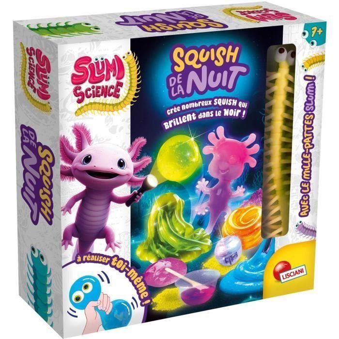 Lisciani Giochi LIS8008324110391 Kit Científico Slumi Science Criaturas Fluorescentes Experimento de Luz