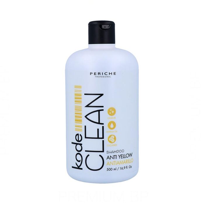 Periche Kode Clean Anti Amarillo Champú Neutralizador de Amarillos para Cabello Decolorado 500 ml Periche Kode Clean Anti Amarillo Champú Neutralizador de Amarillos para Cabello Decolorado 500 ml