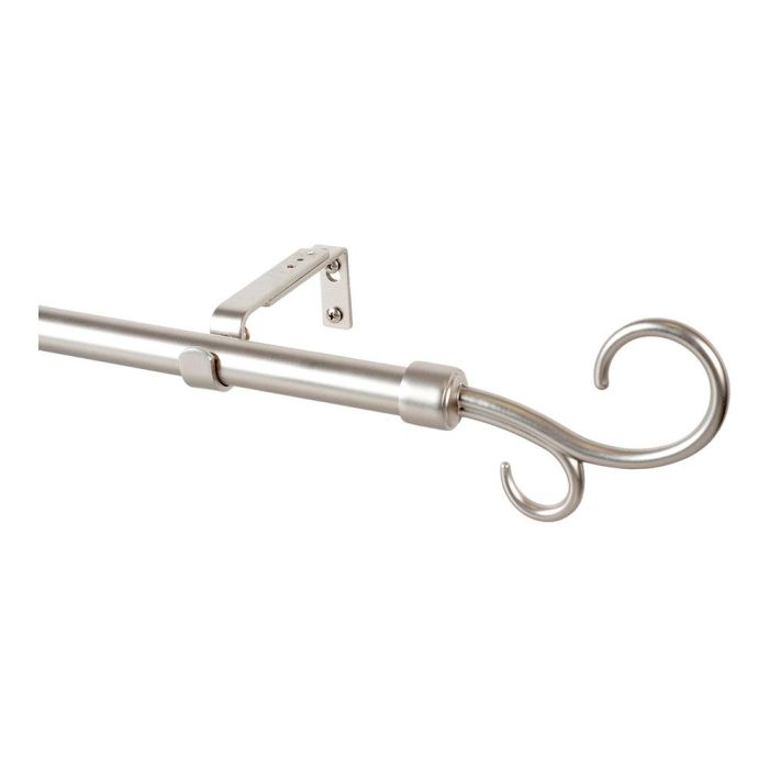 Cintacor - Stor Planet Kit barra cortina báculo extensible 160-300cm plata acabado satinado 3 Cintacor - Stor Planet Kit barra cortina báculo extensible 160-300cm plata acabado satinado 3