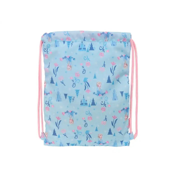 Bolsa Mochila con Cuerdas Frozen Ice magic Azul 26 x 34 x 1 cm 1