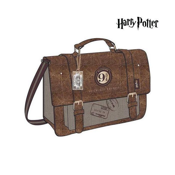 Bolso Bandolera Harry Potter Marrón