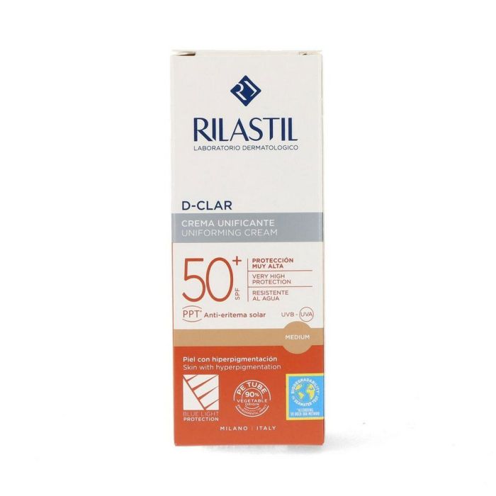 Rilastil d-clar Base de Maquillaje SUN SYSTEM SPF50+ 40 ml para Manchas y Tono Uniforme 3
