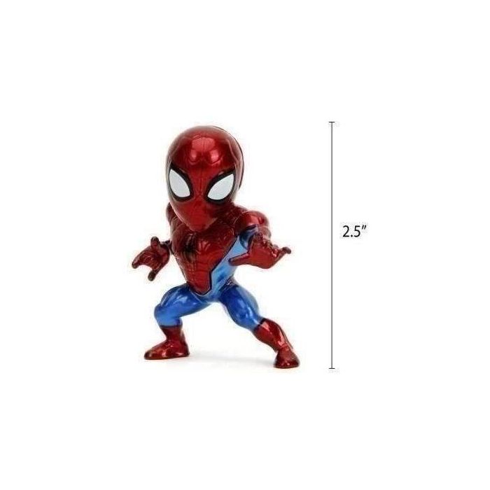 Jada SMO4006333088162 Figura Marvel Spiderman Set de 4 piezas Coleccionables de Metal 6cm Para niños a partir de 8 años 4 Jada SMO4006333088162 Figura Marvel Spiderman Set de 4 piezas Coleccionables de Metal 6cm Para niños a partir de 8 años 4