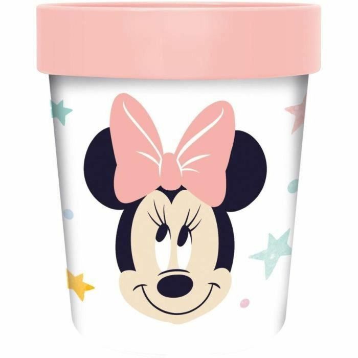 Thermobaby THE3023190133669 Pack Comida Minnie 2ª Edad - 3 Platos, Taza y Cuchara 2