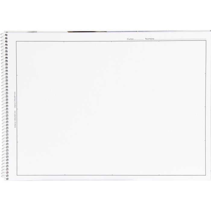 Liderpapel Bloc Dibujo Arquitectura Espiral 230x325 mm 20 Hojas 130g/m2 Microperforado 3