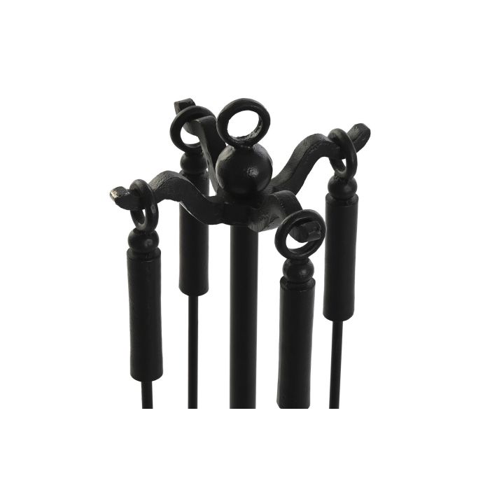 DKD Home Decor Chimenea Loft Negra de Acero 3x11x62 cm Set 4 Piezas 1 DKD Home Decor Chimenea Loft Negra de Acero 3x11x62 cm Set 4 Piezas 1