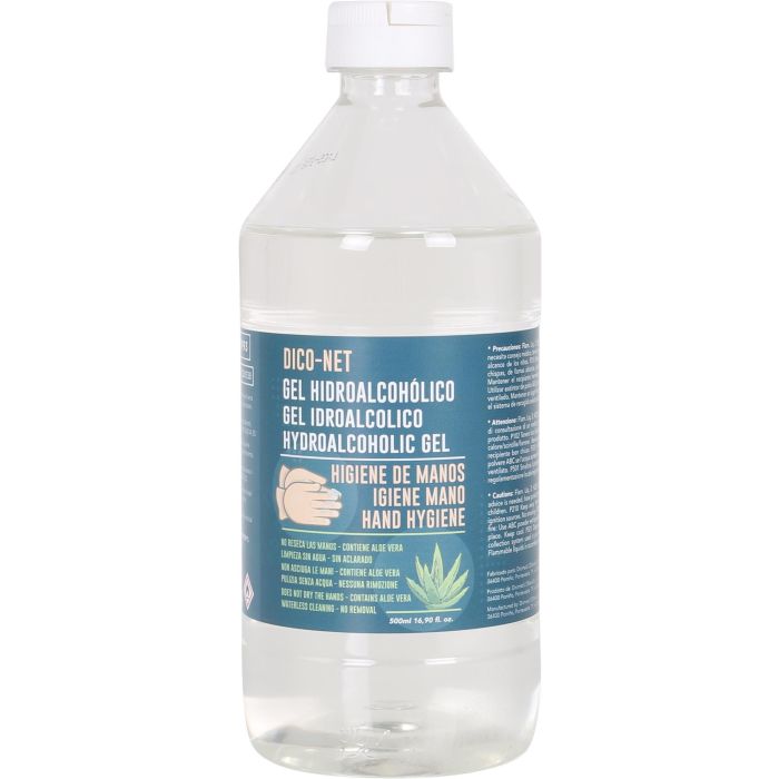 Gel Hidroalcohólico 70% 500 ml Dico - Inde (12 Unidades) 1 Gel Hidroalcohólico 70% 500 ml Dico - Inde (12 Unidades) 1