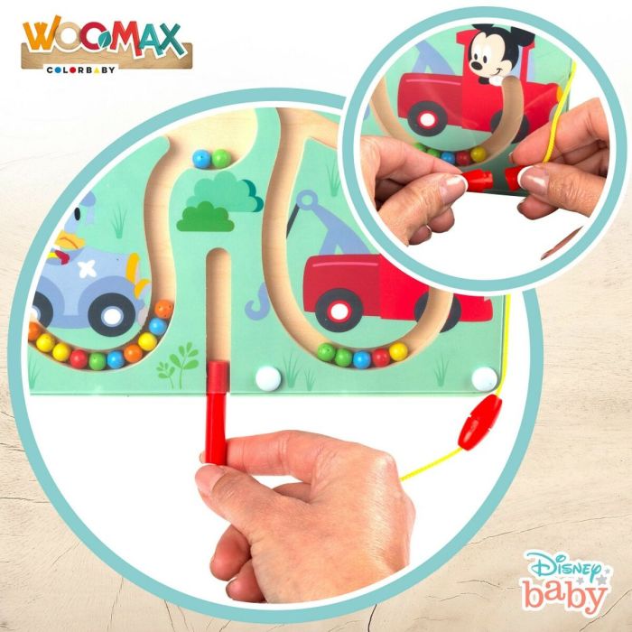 Juego Laberinto Disney Madera 22,5 x 1,5 x 22,5 cm 2