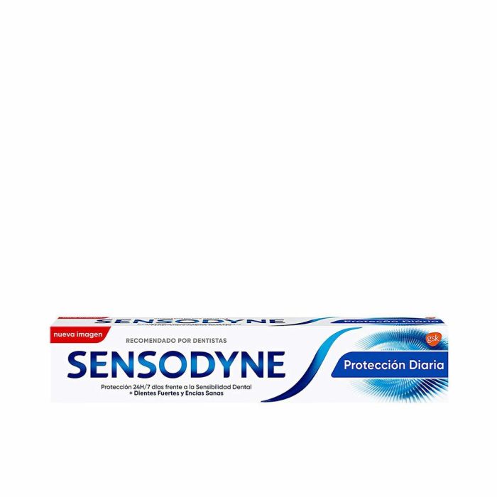 Sensodyne Protección Diaria - Crema Dental para Sensibilidad - Alivio Efectivo y Refuerzo Esmalte - 75 ml 0 Sensodyne Protección Diaria - Crema Dental para Sensibilidad - Alivio Efectivo y Refuerzo Esmalte - 75 ml 0