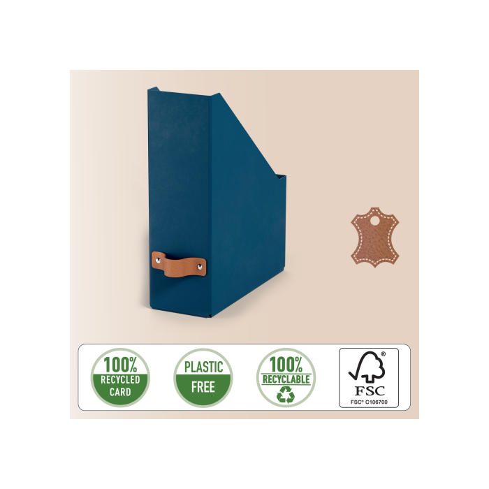 Pack 2 Revisteros de Cartón Color Azul Leitz 24710068 2 Pack 2 Revisteros de Cartón Color Azul Leitz 24710068 2