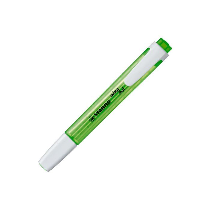 Stabilo Marcador Fluorescente Swing Cool Verde Caja 10 Ud 1