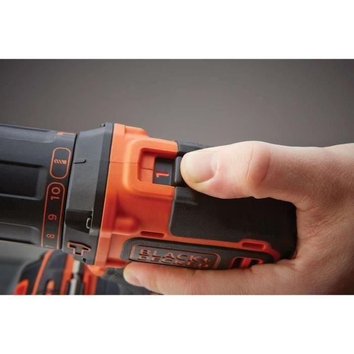 Taladro de impacto Black + Decker BDCHD18C2TA-QW de 18 V (2 baterías) 5 Taladro de impacto Black + Decker BDCHD18C2TA-QW de 18 V (2 baterías) 5