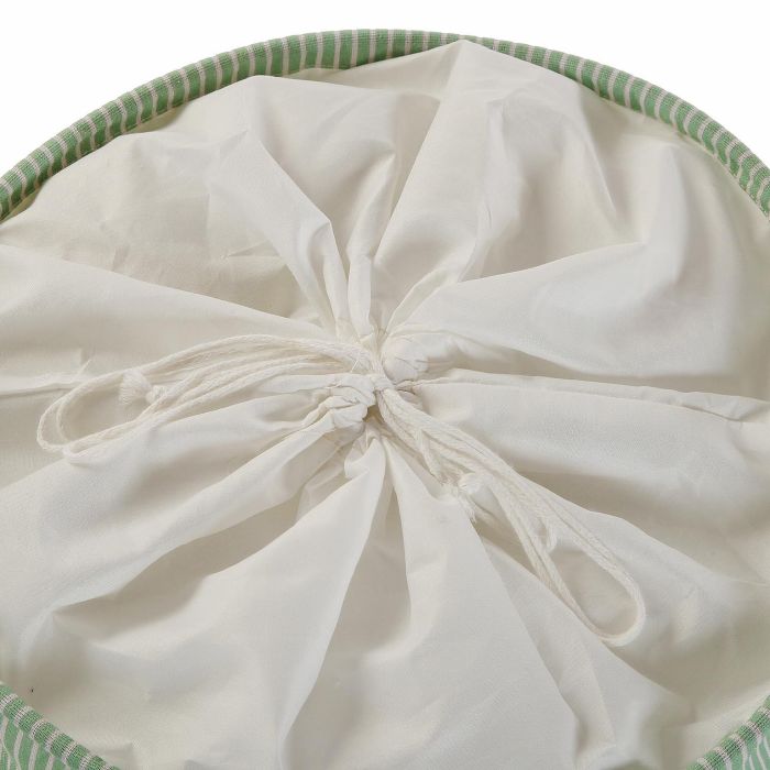 Cesto Ropa Verde Con Cierre Versa 38X48CM 1 Cesto Ropa Verde Con Cierre Versa 38X48CM 1