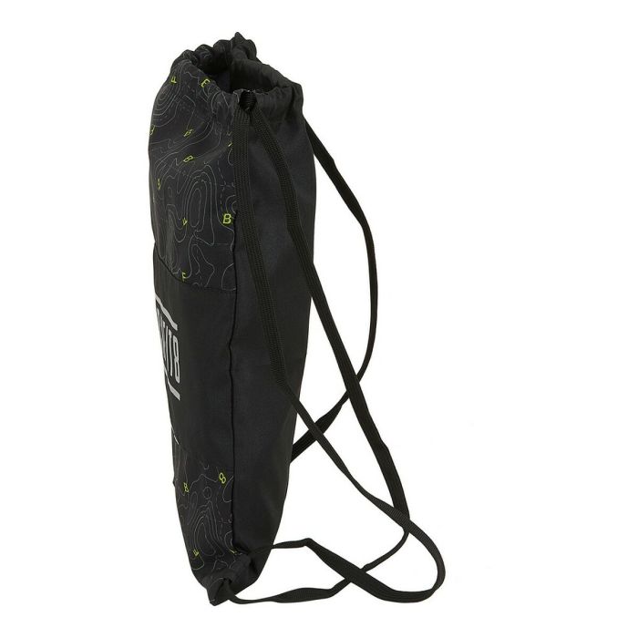 Bolsa Mochila con Cuerdas Topography BlackFit8 M196A Negro Verde 3