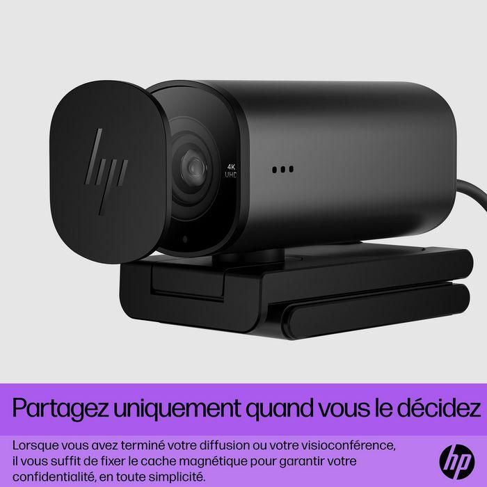 HP 965 Cámara Web Streaming 4K 8 MP, 3840 x 2160 Pixeles, USB 20