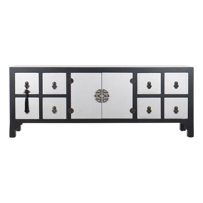 Mesa TV con Cajones DKD Home Decor Oriental Madera MDF (130 x 24 x 51 cm) 1