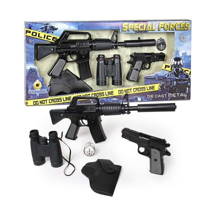 Rifle asalto policia con 8 tiros y pistola con complementos 1 Rifle asalto policia con 8 tiros y pistola con complementos 1