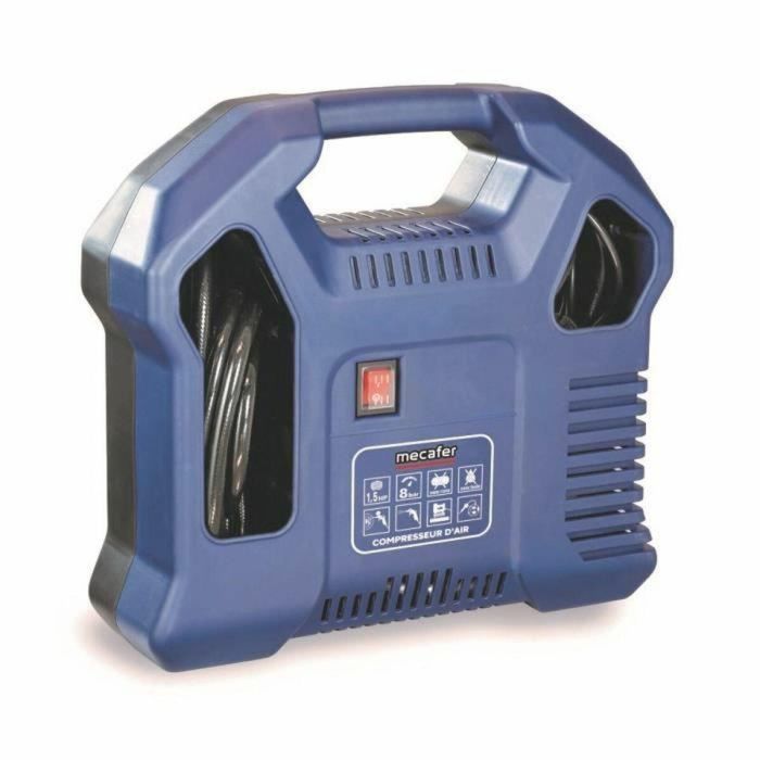 Mecafer 425792 Compresor sin depósito 1,5 CV, 8 bares, Azul 2 Mecafer 425792 Compresor sin depósito 1,5 CV, 8 bares, Azul 2