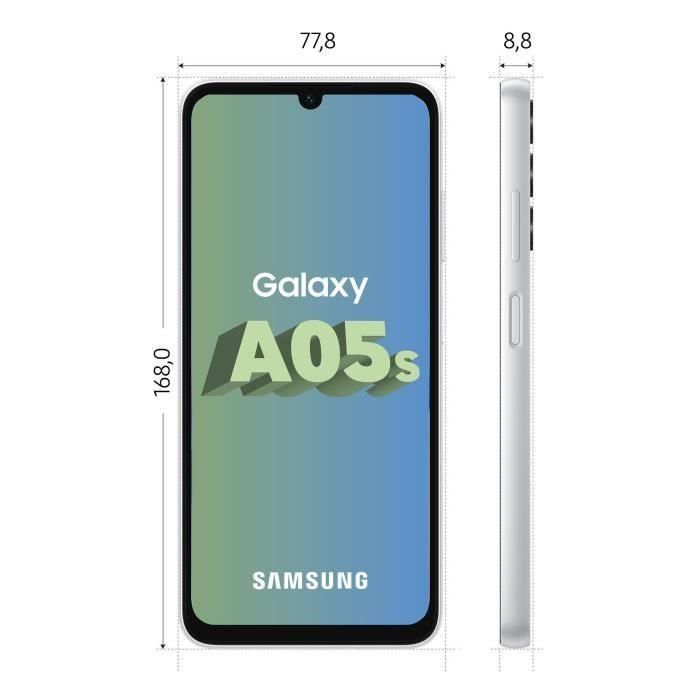 Smartphone SAMSUNG Galaxy A05s 64GB Plata 2