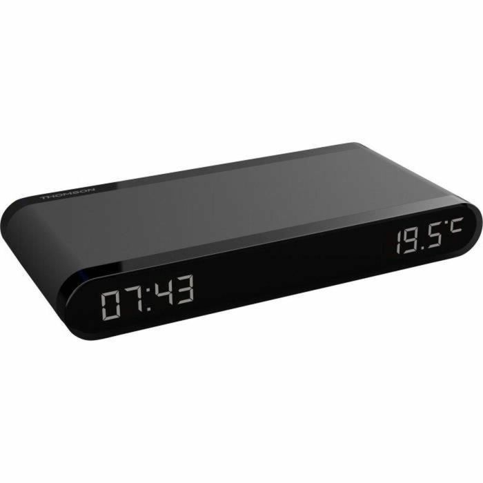 Thomson THO1721993395360 Estación de Carga Inalámbrica 15W para Despertador con Puerto USB-C, Temperatura y Color Negro 5 Thomson THO1721993395360 Estación de Carga Inalámbrica 15W para Despertador con Puerto USB-C, Temperatura y Color Negro 5
