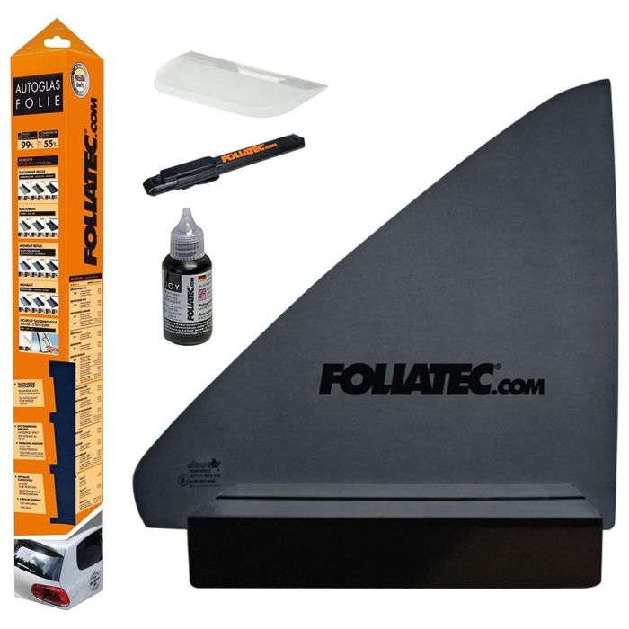 Foliatec FO16091 Lámina Solar Homologada Blacknight Dark 76x300 cm 99% Protección UV, 30% Rechazo Calor