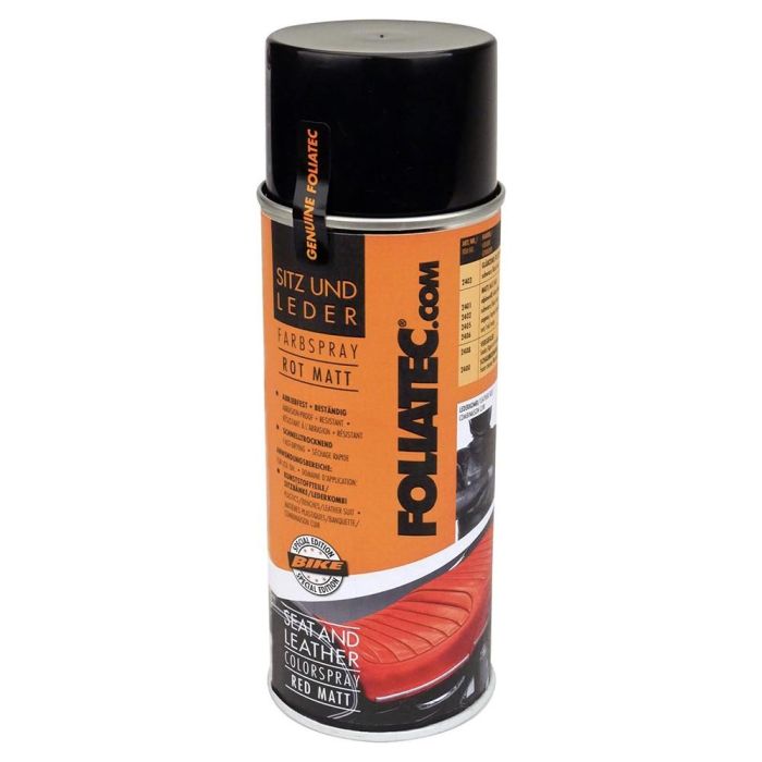 Foliatec FO2406 Spray Color Rojo Mate para Piel 400 ml Foliatec FO2406 Spray Color Rojo Mate para Piel 400 ml