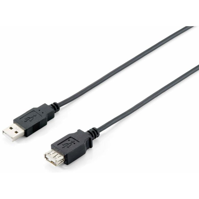 Cable Alargador USB Equip 128852 Negro 5 m (1 unidad) 1