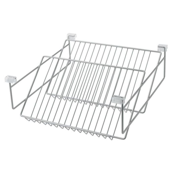 Vibo Zapatero Dream de Acero Gris RAL 9006 Ancho 465 para Bastidor Prestige. Medidas: 390x200x510 mm