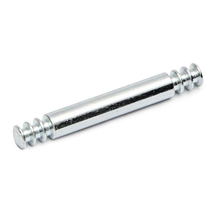 HERRAJES ALK Tornillo de Doble Enganche Modelo Exc.Scala, 7x55mm, Acabado Zincado