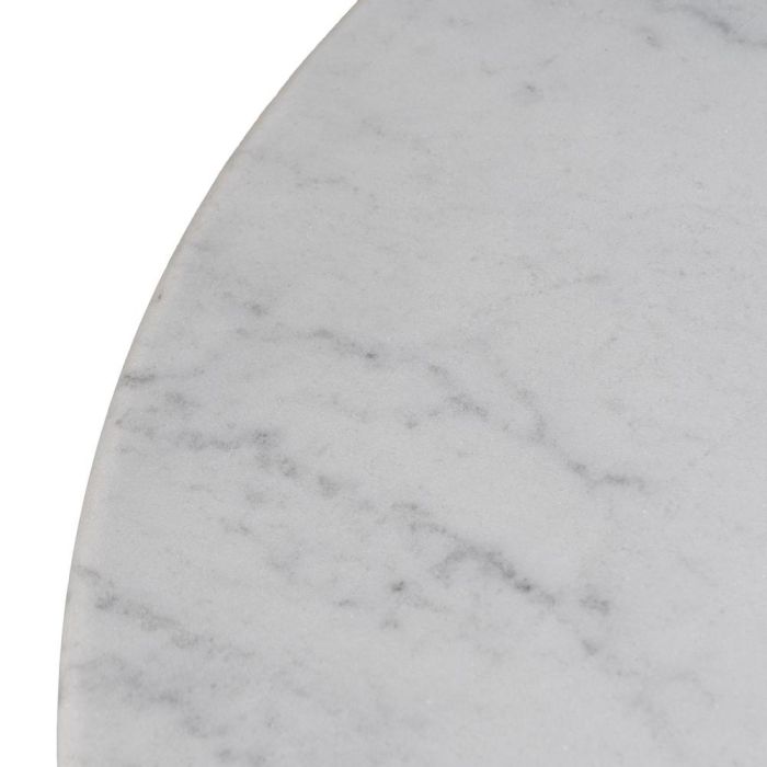 Tablero Mesa Redondo Blanco Mármol Salón 80 X 80 X 1,80 cm