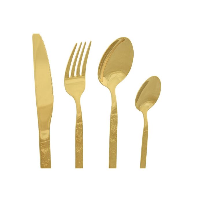 Cuberteria Basicos DKD Home Decor Dorado 7 x 24 x 15 cm Set de 16 4 Cuberteria Basicos DKD Home Decor Dorado 7 x 24 x 15 cm Set de 16 4