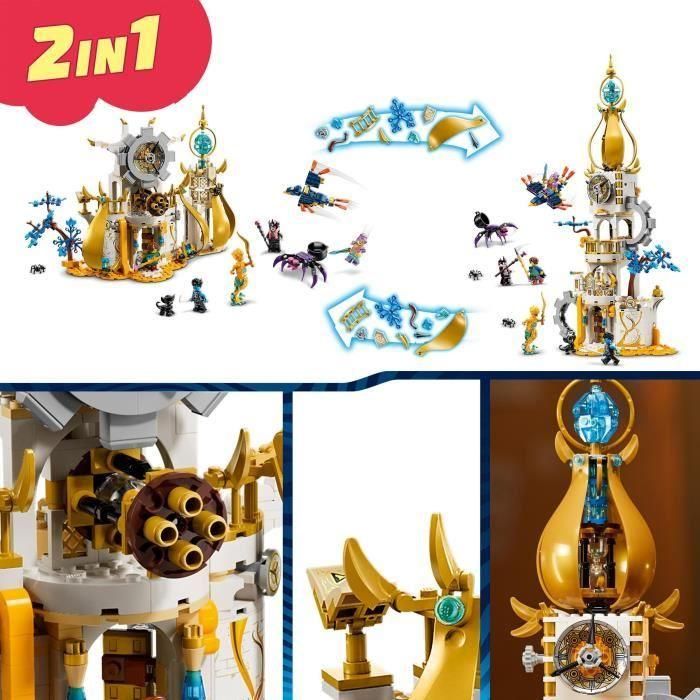 LEGO 71477 DREAMZzz La Torre del Hombre de Arena, Castillo de Juguete con Araña, Pájaro y Figuras de Brujas 2 LEGO 71477 DREAMZzz La Torre del Hombre de Arena, Castillo de Juguete con Araña, Pájaro y Figuras de Brujas 2