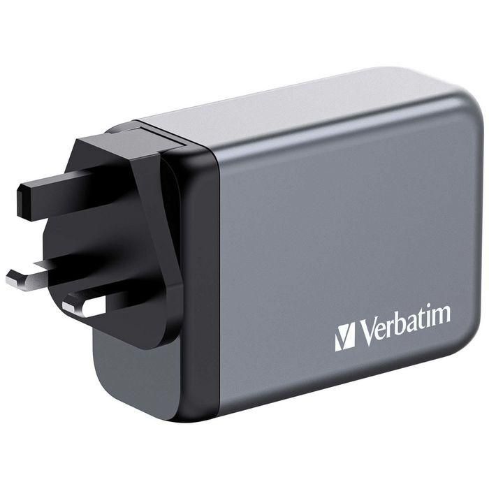 Verbatim Gnc-240 Cargador Pared Gan 240 W Usb-A 3.0 Y 3Xusb-C 3.0 7 Verbatim Gnc-240 Cargador Pared Gan 240 W Usb-A 3.0 Y 3Xusb-C 3.0 7