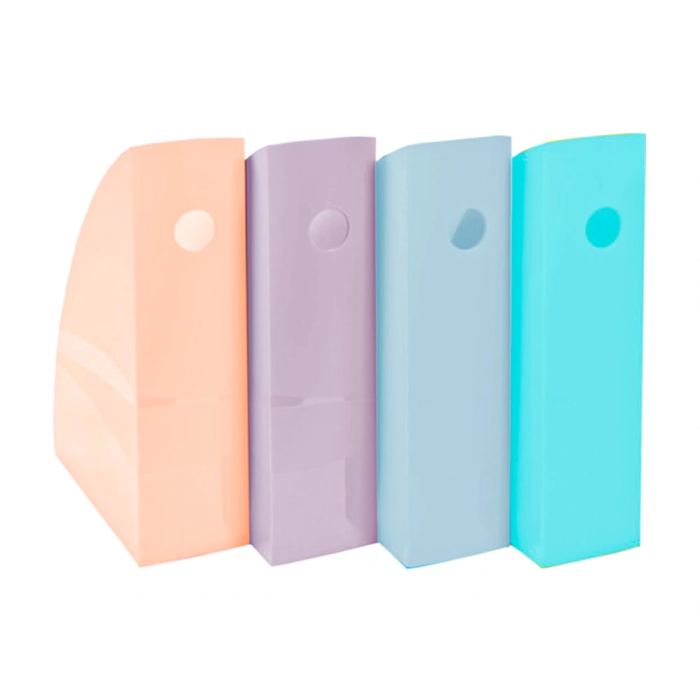 Exacompta Revistero Aquarel Mag-Cube Set de 4 Unidades Colores Pastel 266x328x305 mm 1