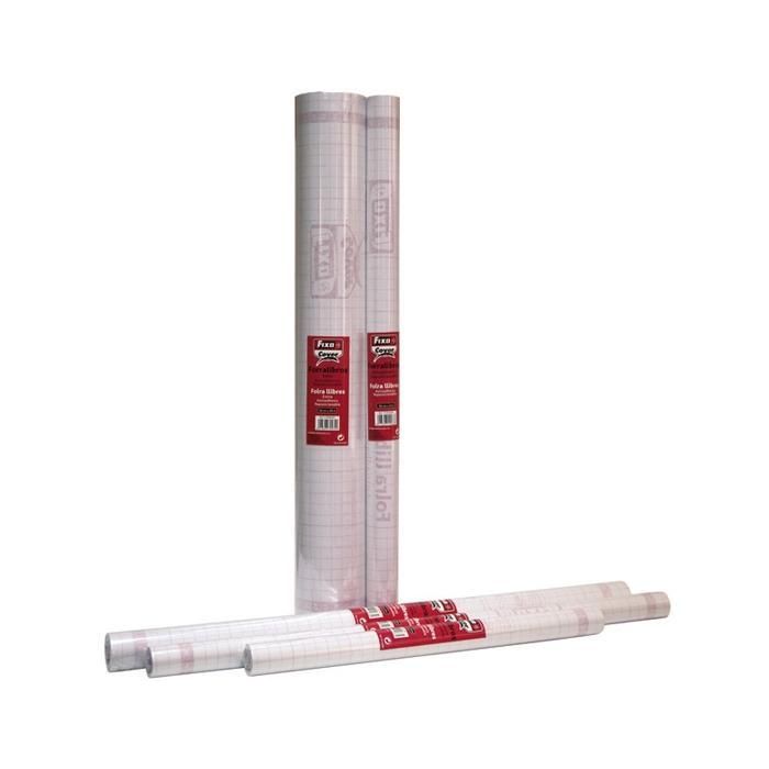 Fixo Forro Libros Adhesivo Extra Brillo Pp 0,5x20M Transparente Fixo Forro Libros Adhesivo Extra Brillo Pp 0,5x20M Transparente