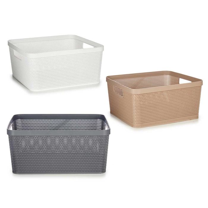 Cesta Multiuso Rectangular Grande Surtidos Col Kipit 36X15CM (18 Unidades) 1 Cesta Multiuso Rectangular Grande Surtidos Col Kipit 36X15CM (18 Unidades) 1