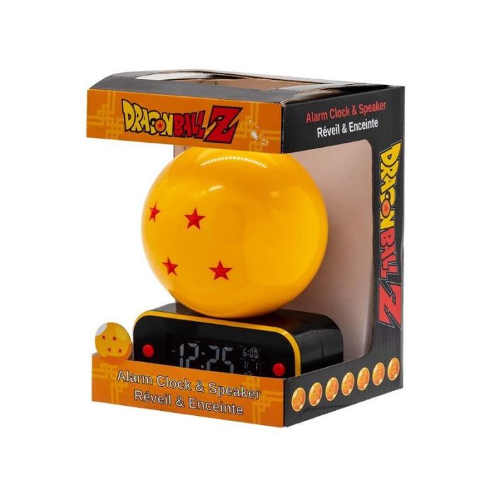 Teknofun Reloj Despertador Digital con Altavoz Bola de Dragón Dragon Ball Z, Muestra Fecha, Hora y Temperatura 3