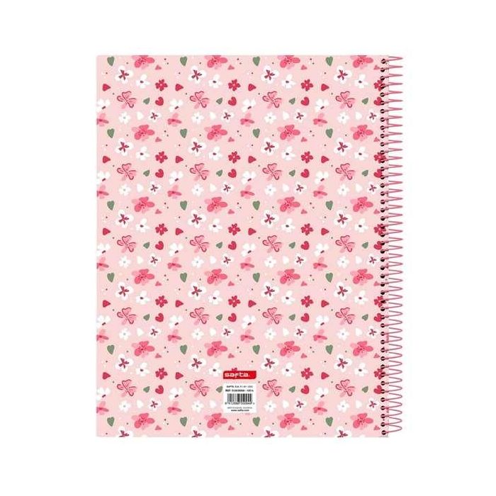 Libreta Vicky Martín Berrocal In bloom Rosa A4 120 Hojas 1