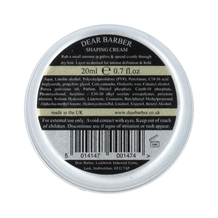 Dear Barber Crema De Textura - Lata 20 mL. 1