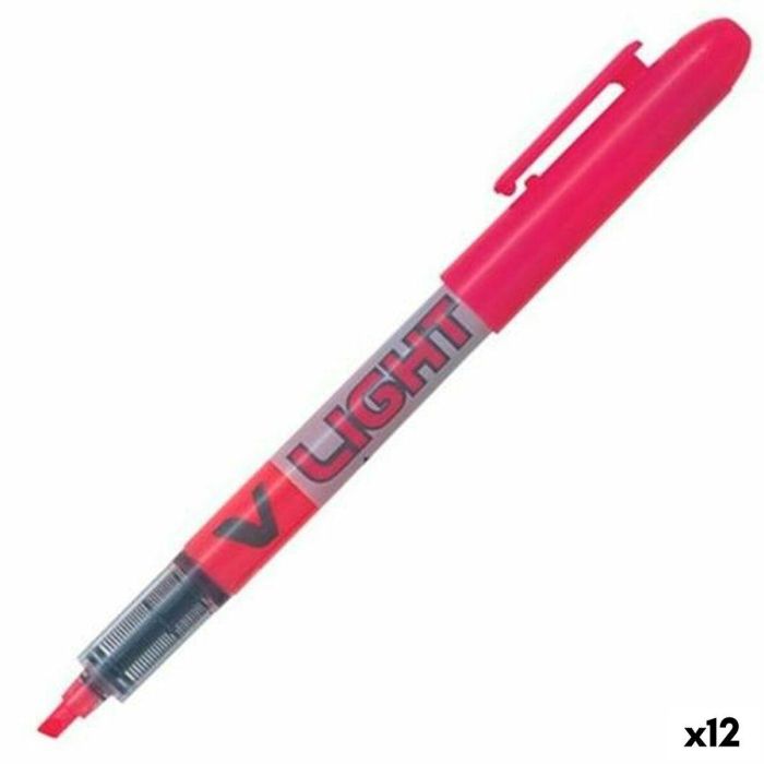 Marcador Fluorescente Pilot V Light Rosa Rosa (12 Unidades) Marcador Fluorescente Pilot V Light Rosa Rosa (12 Unidades)