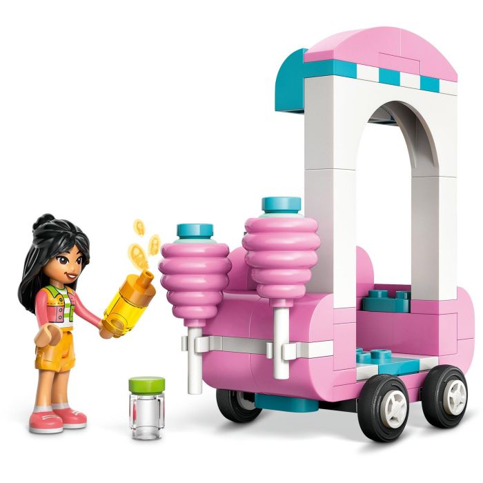 LEGO Friends 42643 - Puesto de Algodón de Azúcar y Moto, Set de Construcción con 2 Minipersonajes y Accesorios. Edad +6 años. 4