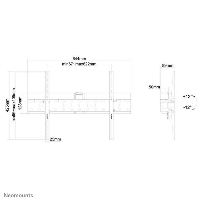 Soporte TV Neomounts LFD-W2640MP 75" 37" 35 kg 8